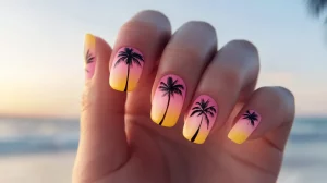 31 Coastal Charm: Beachy Aqua Trail Nails 2025