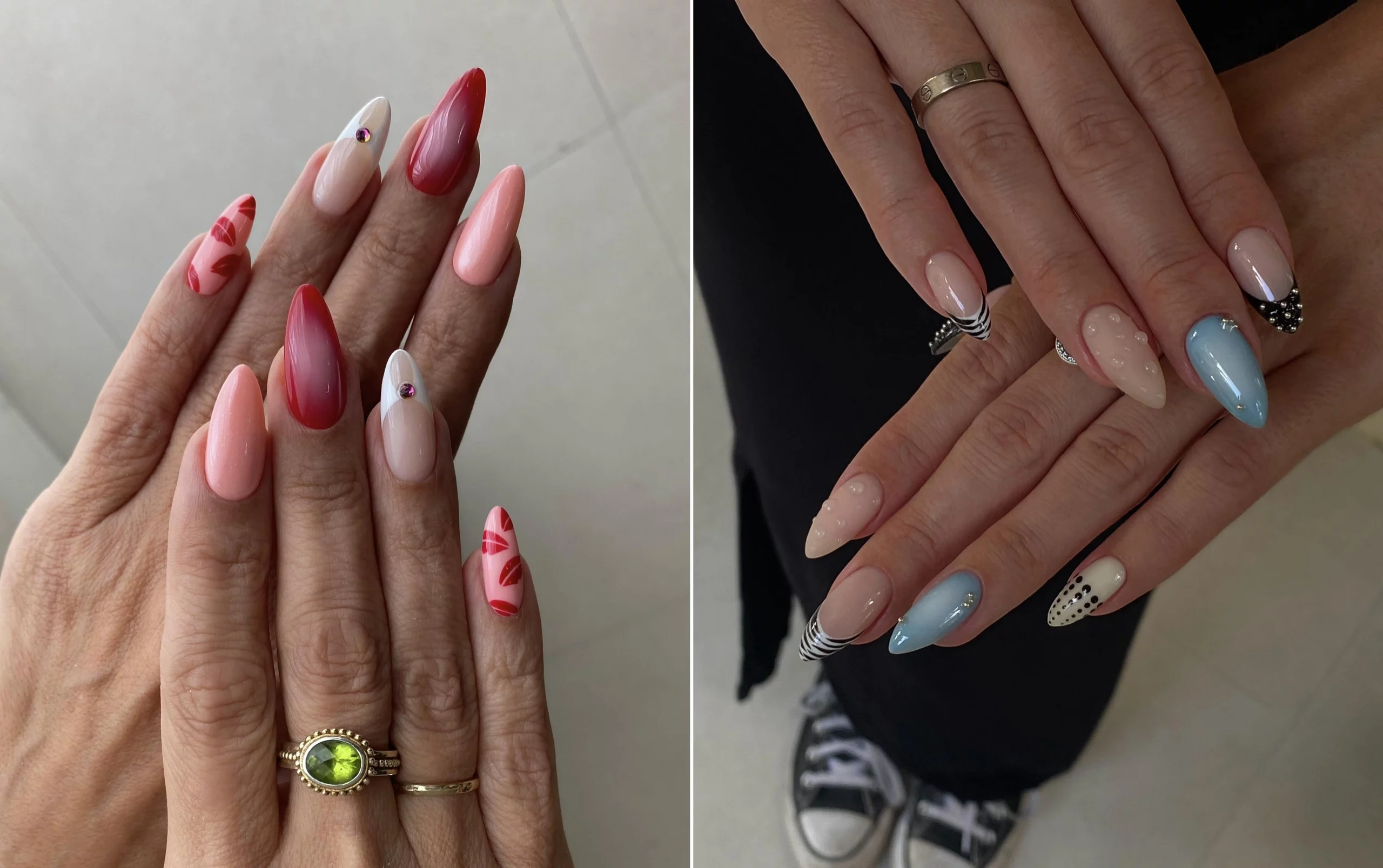 Biab Nail Creative 3D Patterns 2025