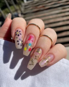 29 Birthday Nail Designs Flower Patterns