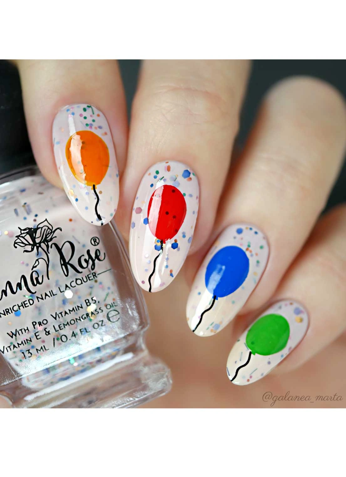 19 Sweet Birthday Nail Designs With Balloons, Fun