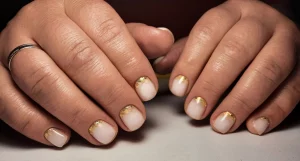 32 Bold Black Gradient Reverse Nail Trends Showcase