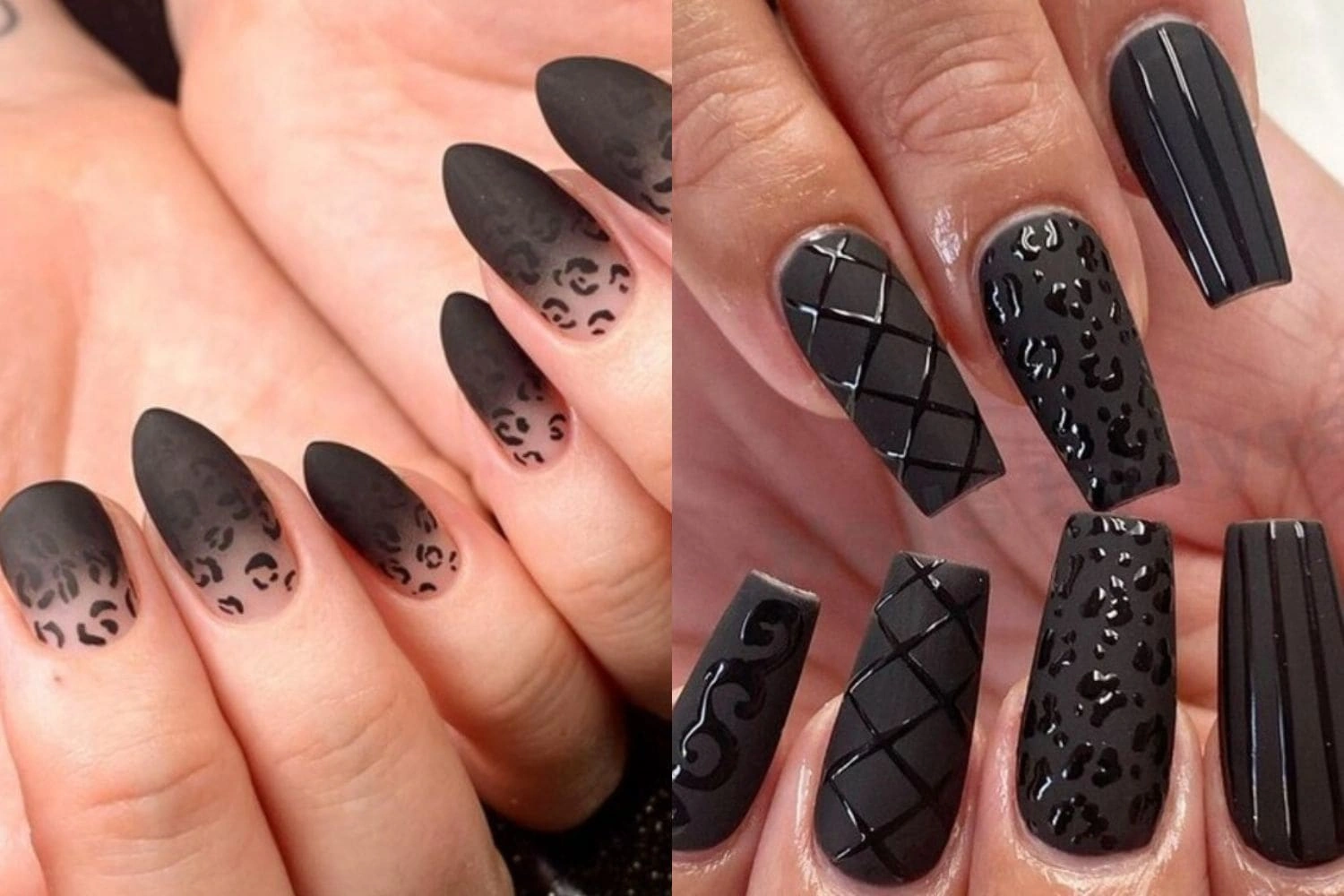 Black Nail Design