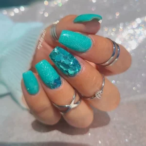 35 Stunning Blue Glam Nail Designs 2025