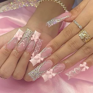 Bow Nail Design With Glitter: Stunning Tips & Ideas