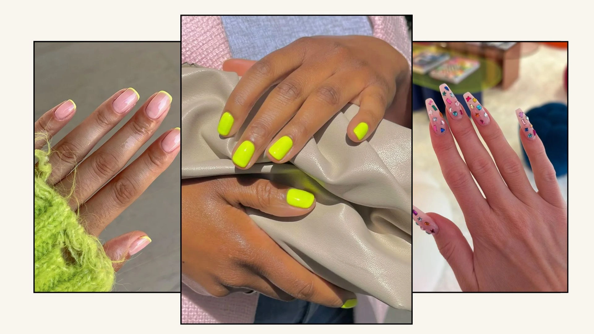 32 Sparkling Bright Nail Designs For Summer Vibes