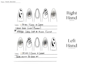 11 Smart Budget-Friendly Nail Art Sketches Ideas