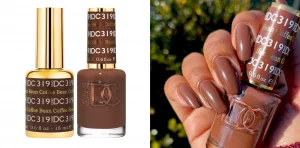 22 Chic Chocolate Mosaic Textured Nail Guide