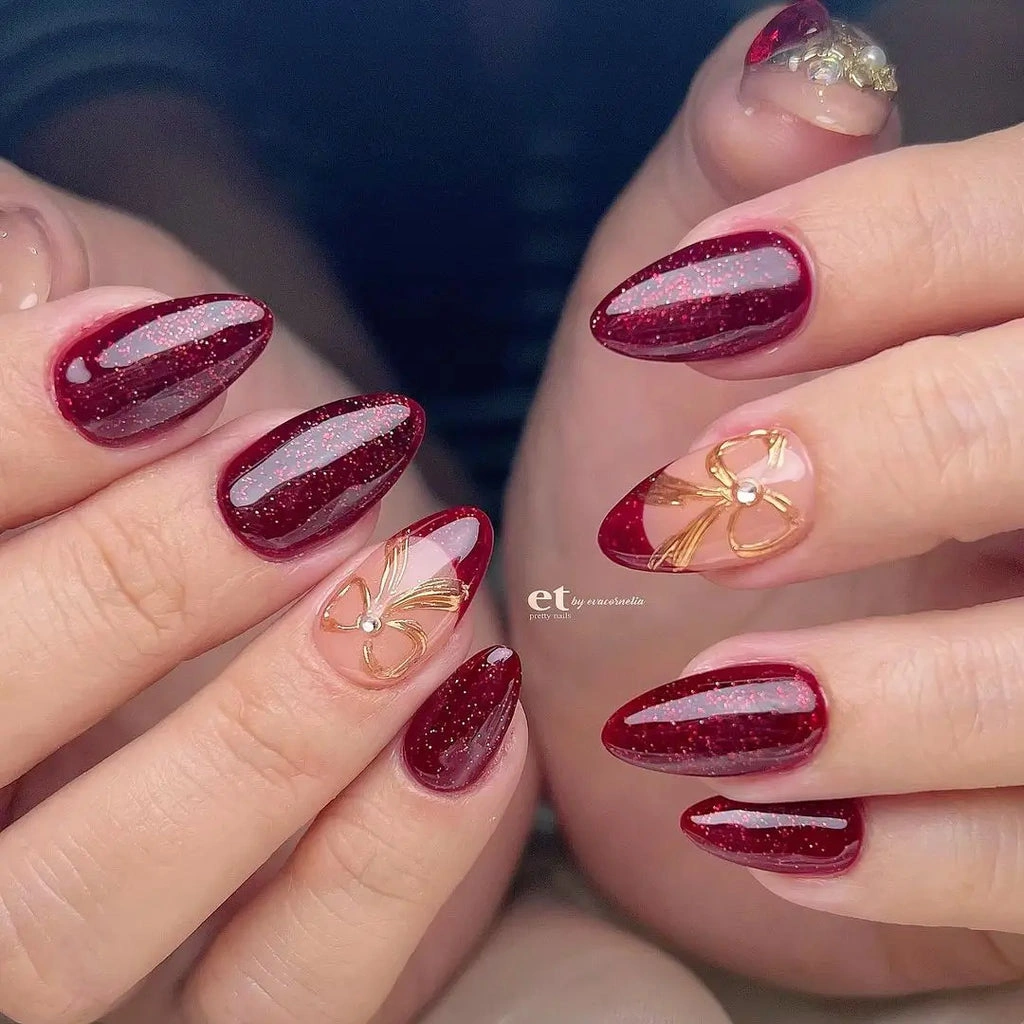 27 Sleek Chic Classy Edgy Almond Nail Designs Glam