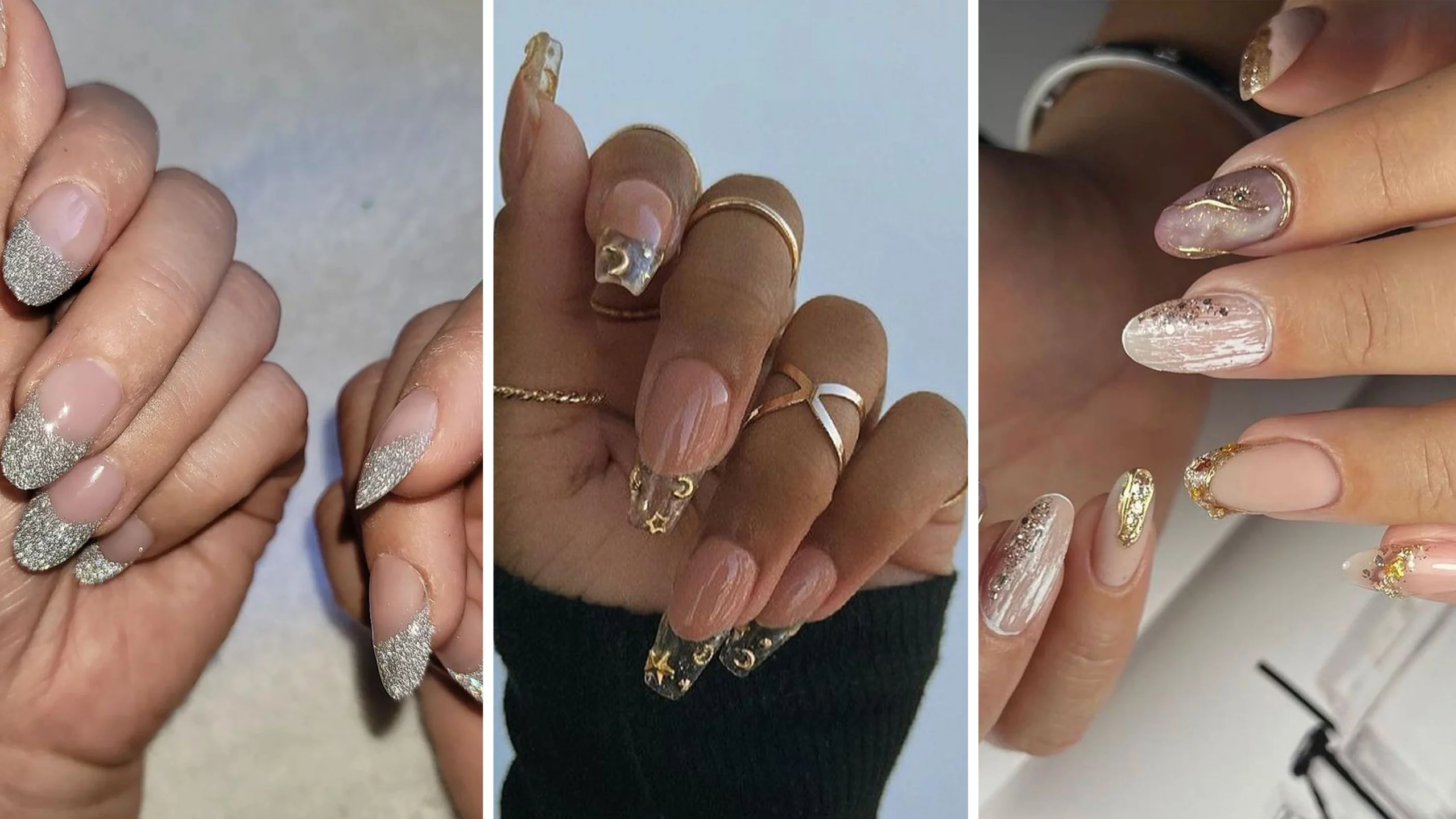20 Stunning Clear Glass Nail Extensions Design Glow