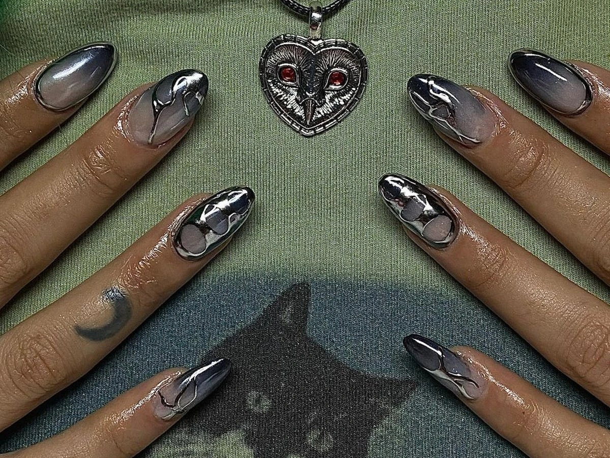 27 Elegant Coffin Black Nail Design Technique Masterful