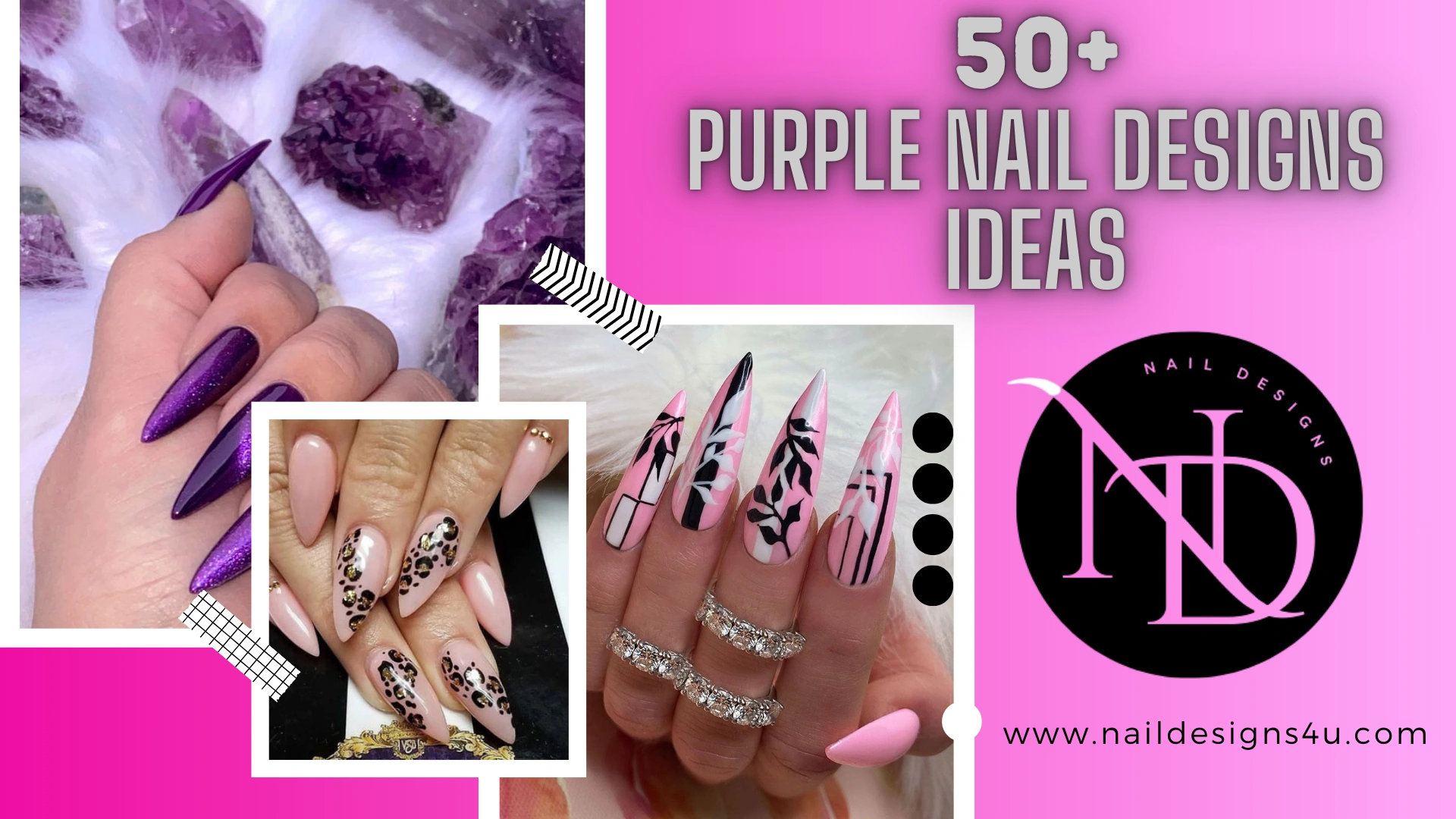38 Modest Dark Purple Nail Designs Seasonal Fall 2025