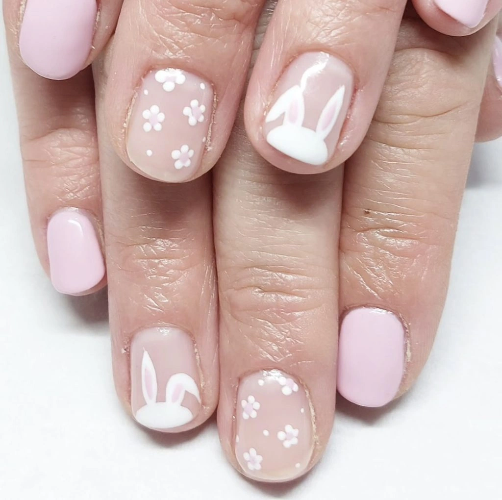 32 Sweet Easter Bunny Themed Nail Designs 2025 For Joy