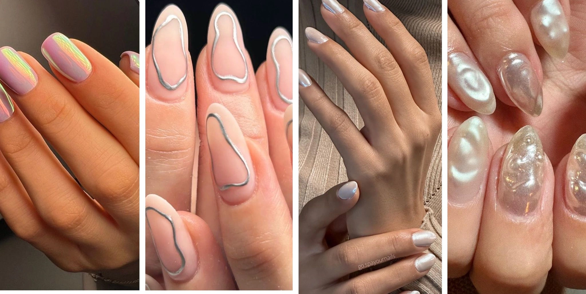 19 Stunning Elegant Chrome Nail Designs That Shine