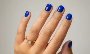 24 Trendy Elegant Dark Blue Nail Models To Shine