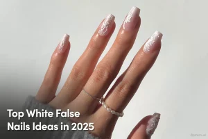 38 Elegant Lace Wedding Nails 2025 Trends