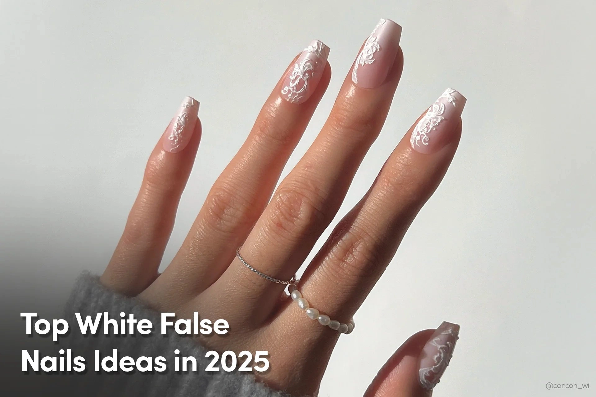 38 Chic Elegant Lace Wedding Nails 2025 For Perfect Day