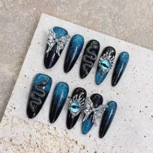13 Stunning Emerald Green Nail 3D Design Edition