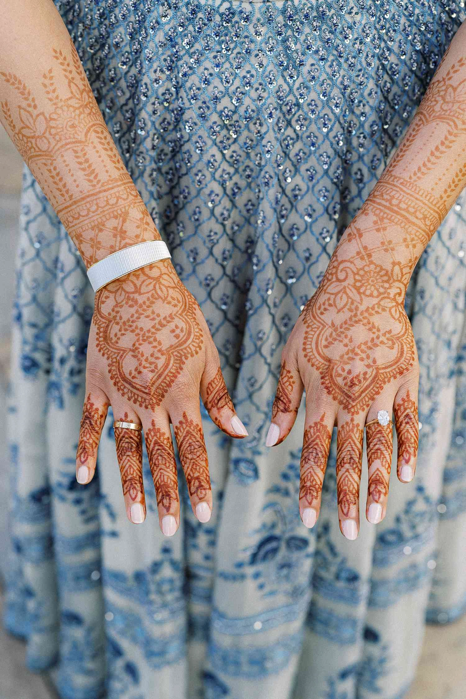 18 Stunning Ethnic Henna Inspired Nails Wedding Glow