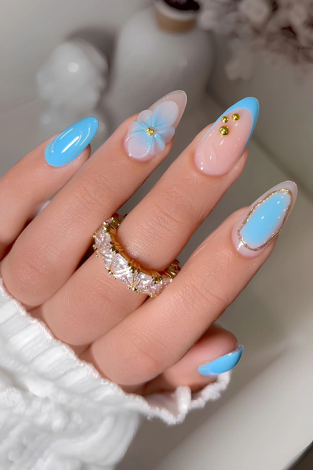 33 Enchanting Floral Flower Nail Designs For Spring