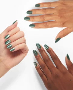28 Forest Green Nail Metallic Effect For Glam