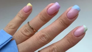 37 French Manicured Pastel Nails: Elegant Spring Style