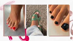 29 Fresh Take On French Toe Nail Trend 2025