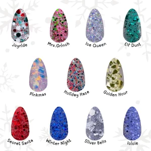 24 Chic Frosted Pastel Winter Nail Fantasy Trends