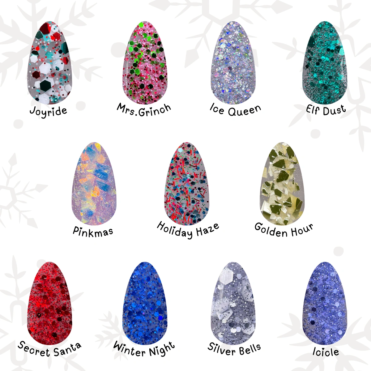 24 Elegant Frosted Pastel Winter Nail Fantasy Dreams
