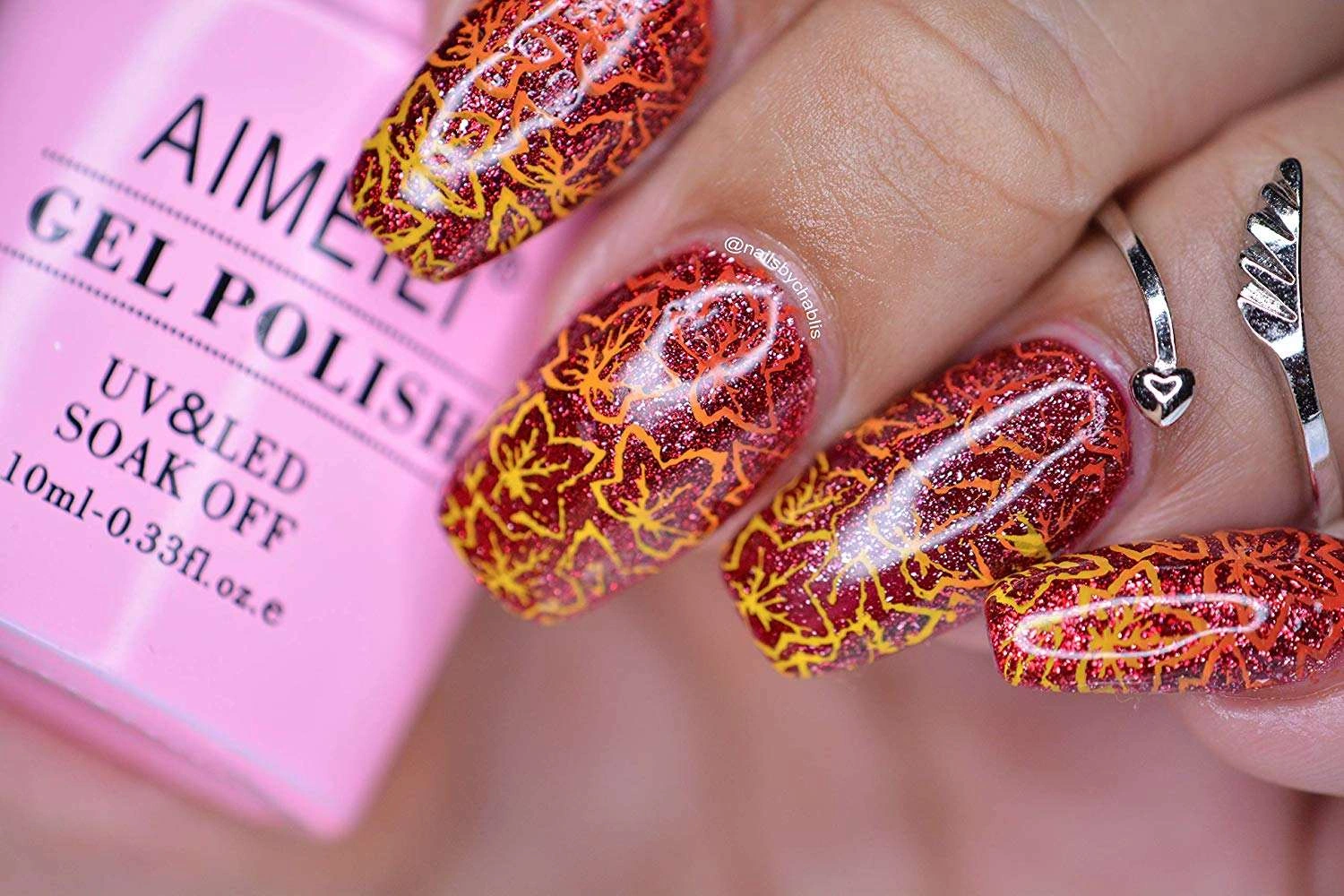 40 Cozy Gel Fall Nail Designs Fall Into Style!