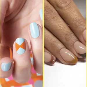 30 Fresh Brilliance Geometric 2025 Nail Trends