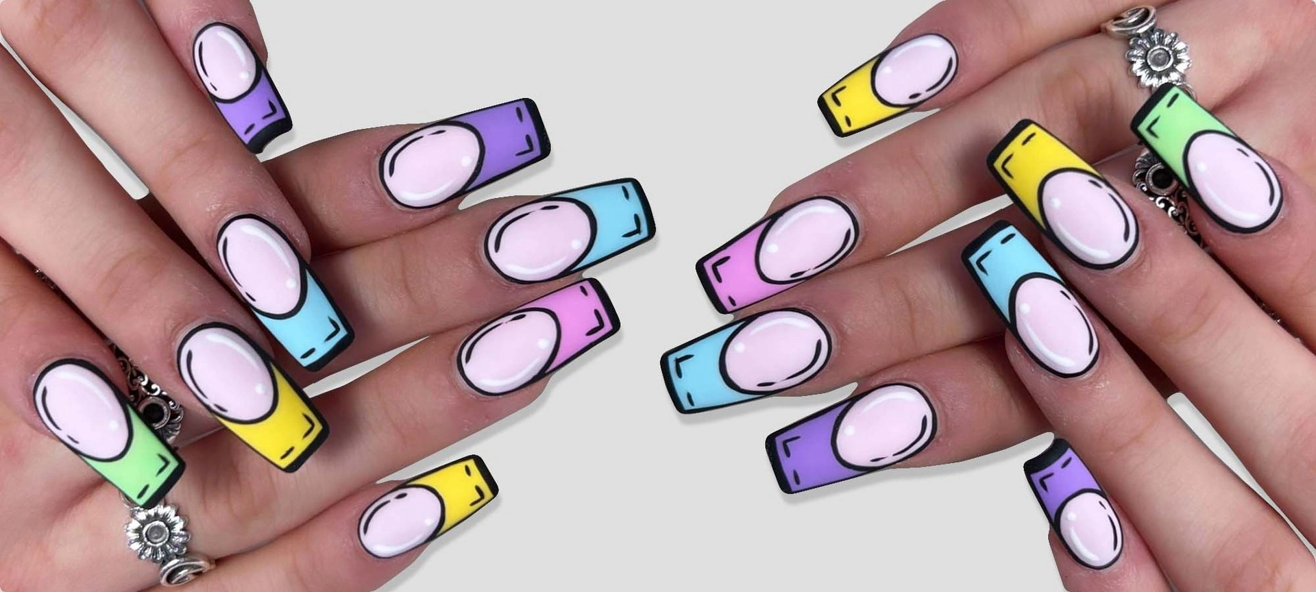 17 Bold, Clean, Geometric Metallic Nails For Men – Shine