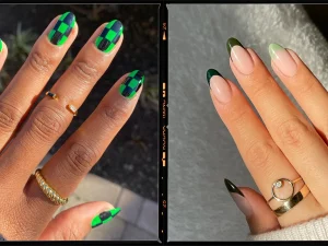 41 Latest Glitter Lime Green Nails 2025