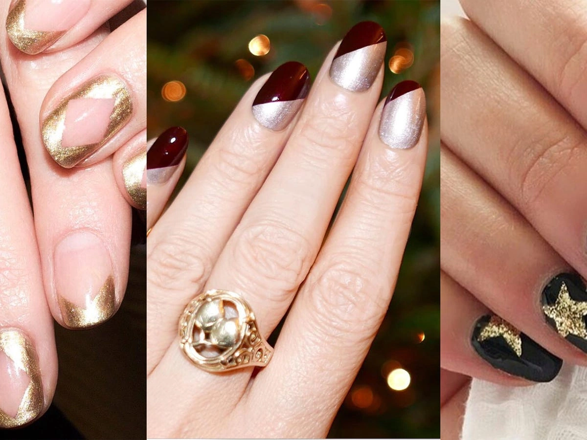 25 Chic Sparkle Glitter Nude Nail With Gloss Gild Glow