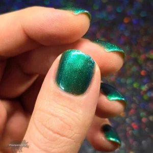 33 Glittered Green Gloss Nails 2025 Glow Up