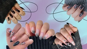 23 Elegant Gothic Black Nail Art Designs