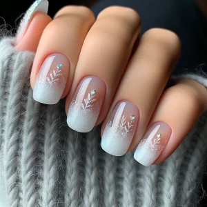 30 January 2025 Cozy Snowflake Nail Art Winter Chic