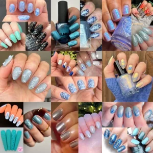 32 Bespoke January 2025 Pastel Neon Nail Designs