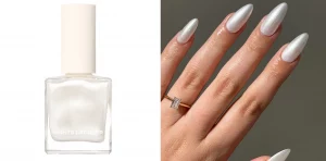 32 Elegant Light Blue Frosted Pearl Nails Ready To Shine