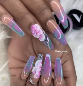 21 Stunning Marble Inspired Nails For Summer 2025