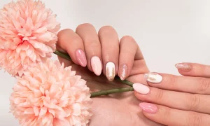 40 Marshmallow Pink Nail Art March The Cozy Glow