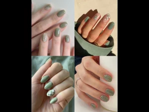 17 Ultimate Nail Art Hijau Sage Collection