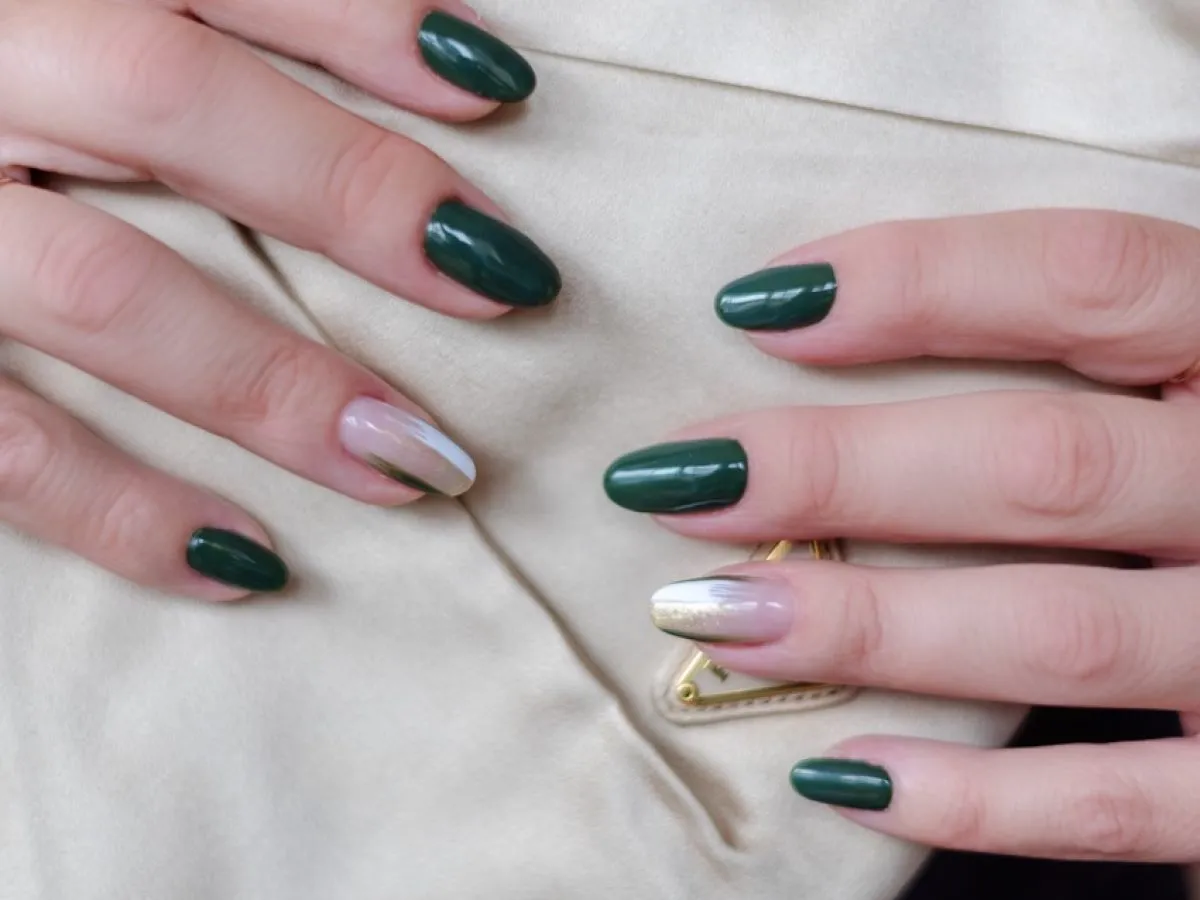 25 Serene Nail Designs Hijau Sage Autumn Draws Style