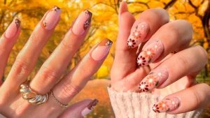 21 Nail Extension 2025 Floral Gradient