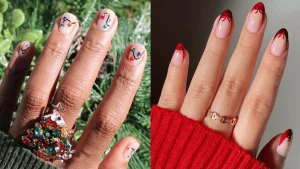 42 Nail Extension Designs With Abstract Motifs