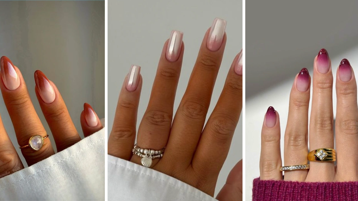 Ombre Glitter Nail Art 2025 Trends