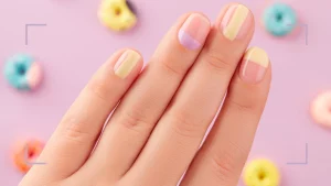 23 Elegant Pastel Natural Nail Length Gradient: Glow