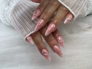 44 Elegant Pink Marble Nail Design 2025 Trends