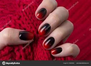 31 Stunning Red Nail Ombre Gradient Designs