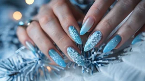 35 Refined Seasonal Glitter Accent Nails For Every Day