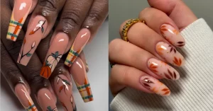 September 2025 Gold Leaf Nails: Luxury & Shine